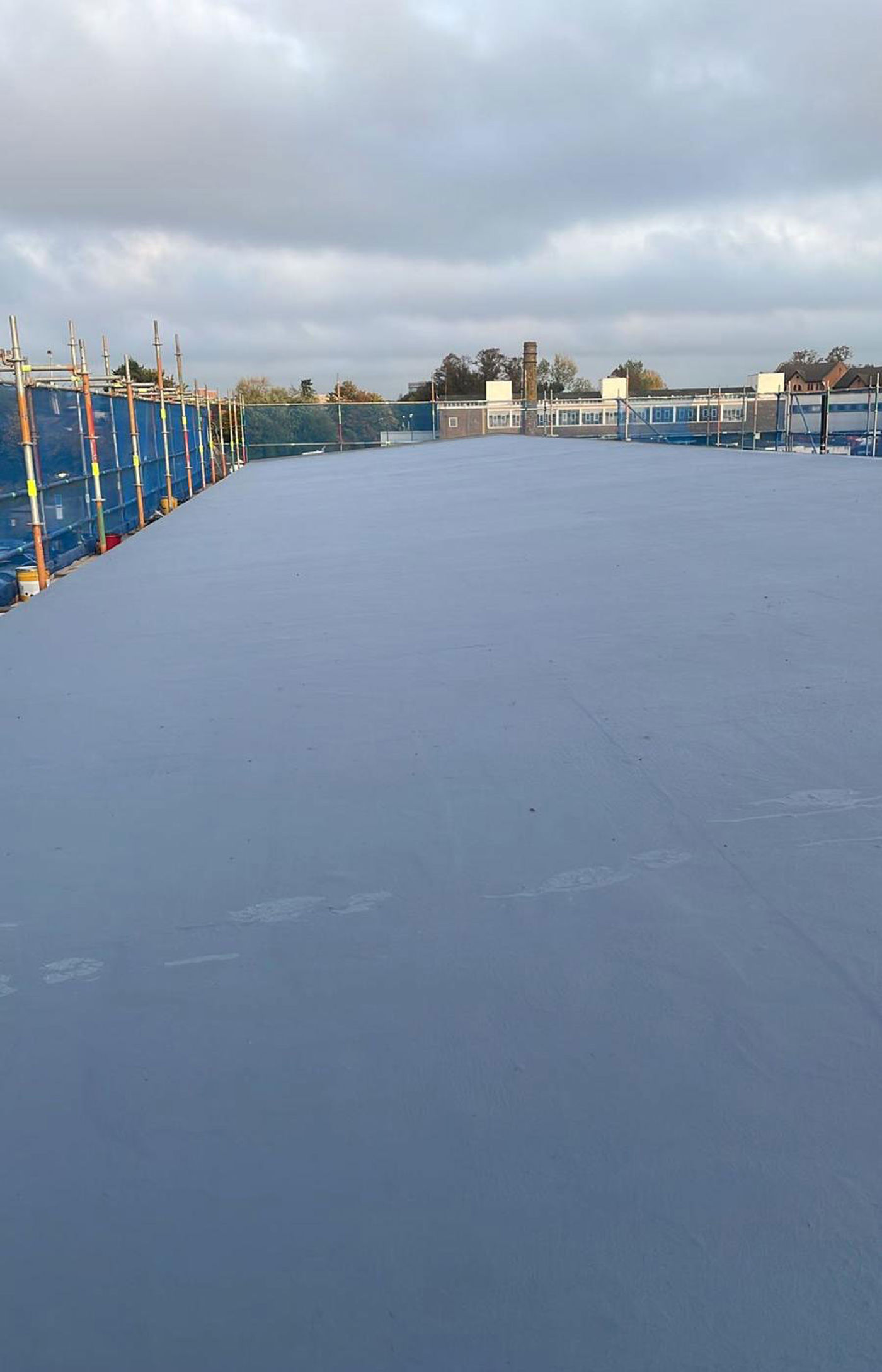 Re-roofed at a live station
