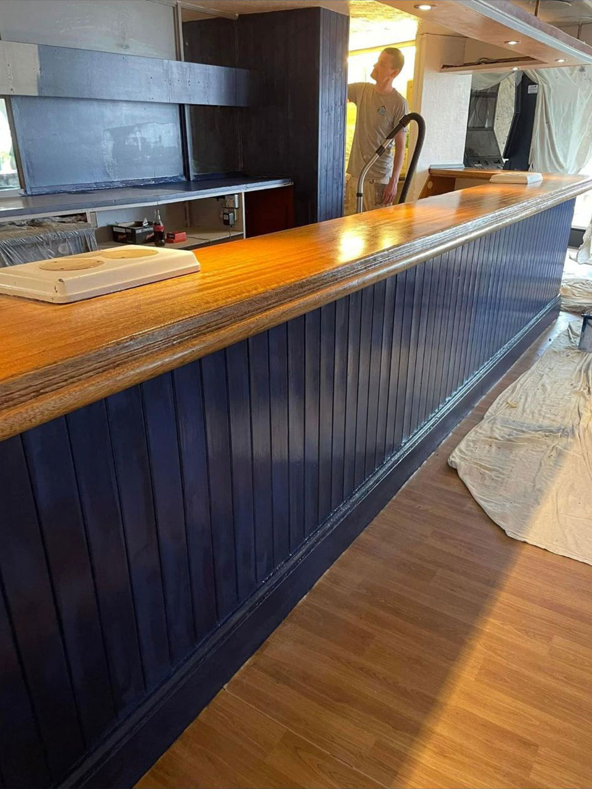 Restored pub bar